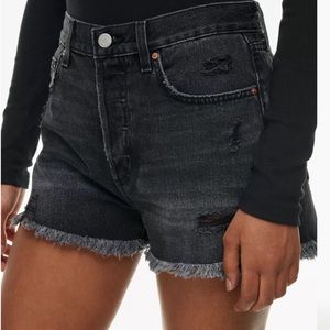 Denim Forum Ex-Boyfriend Hi-Rise Denim Shorts